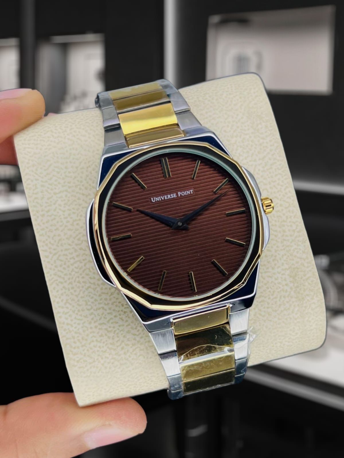 Universe Point Slim Watch ( With High Quality Box )