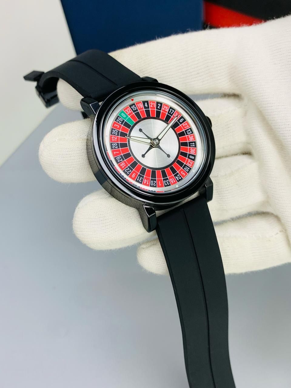 Casino Dial Rotating Strap Watch
