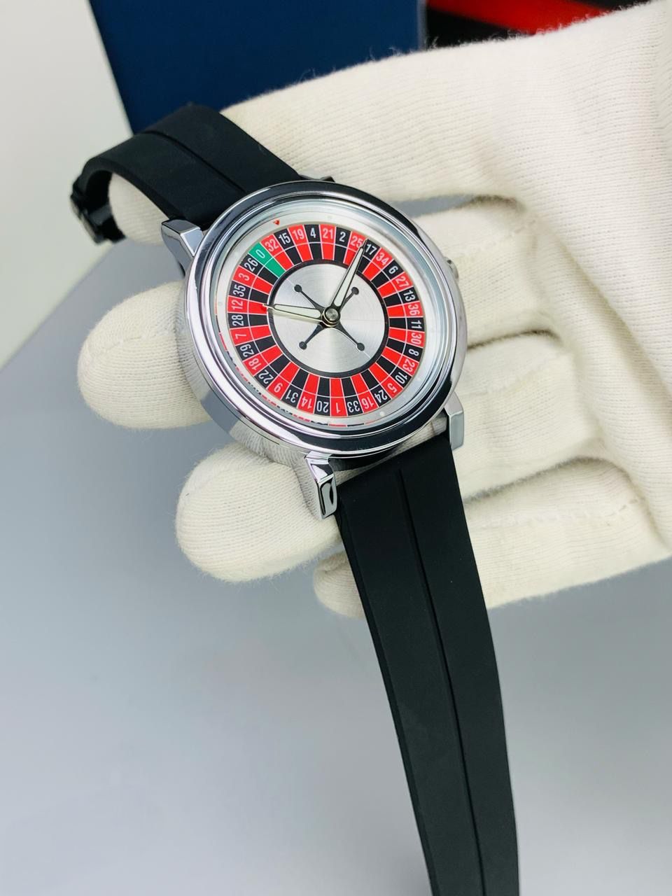 Casino Dial Rotating Strap Watch