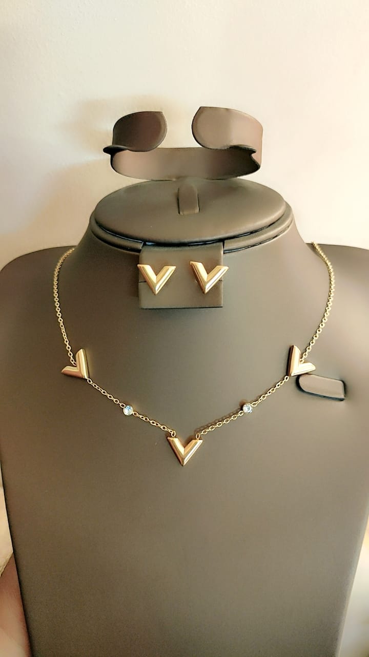 Valentino Stainless Steel Necklace