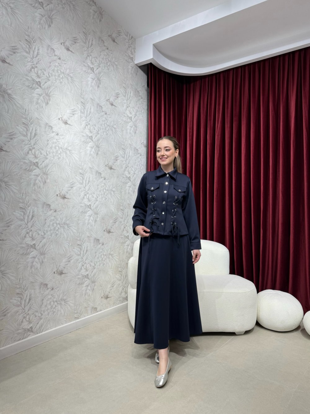 SS-106 Winter Skirt With Jacket