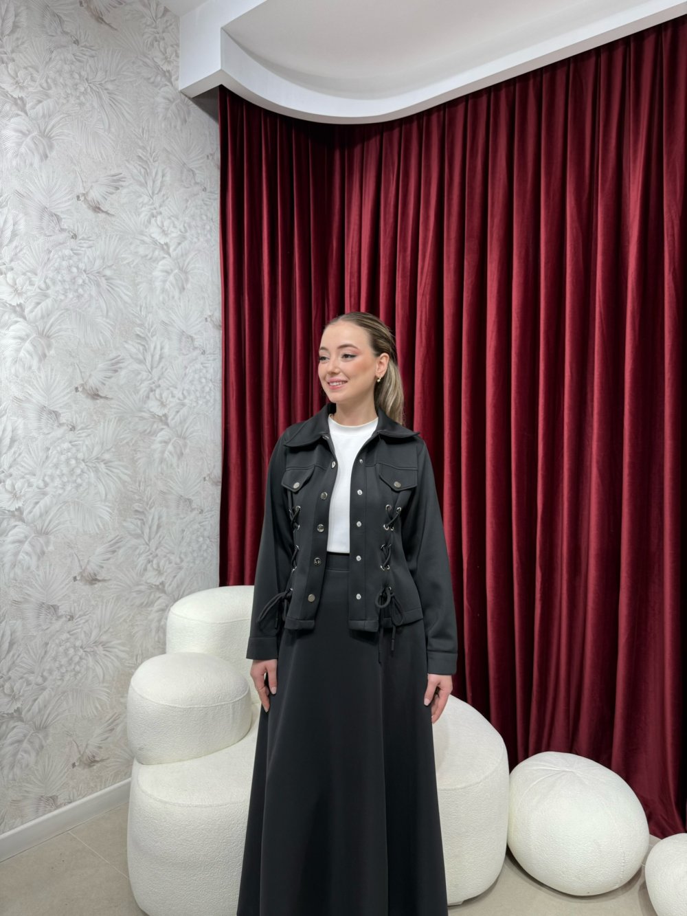 SS-106 Winter Skirt With Jacket