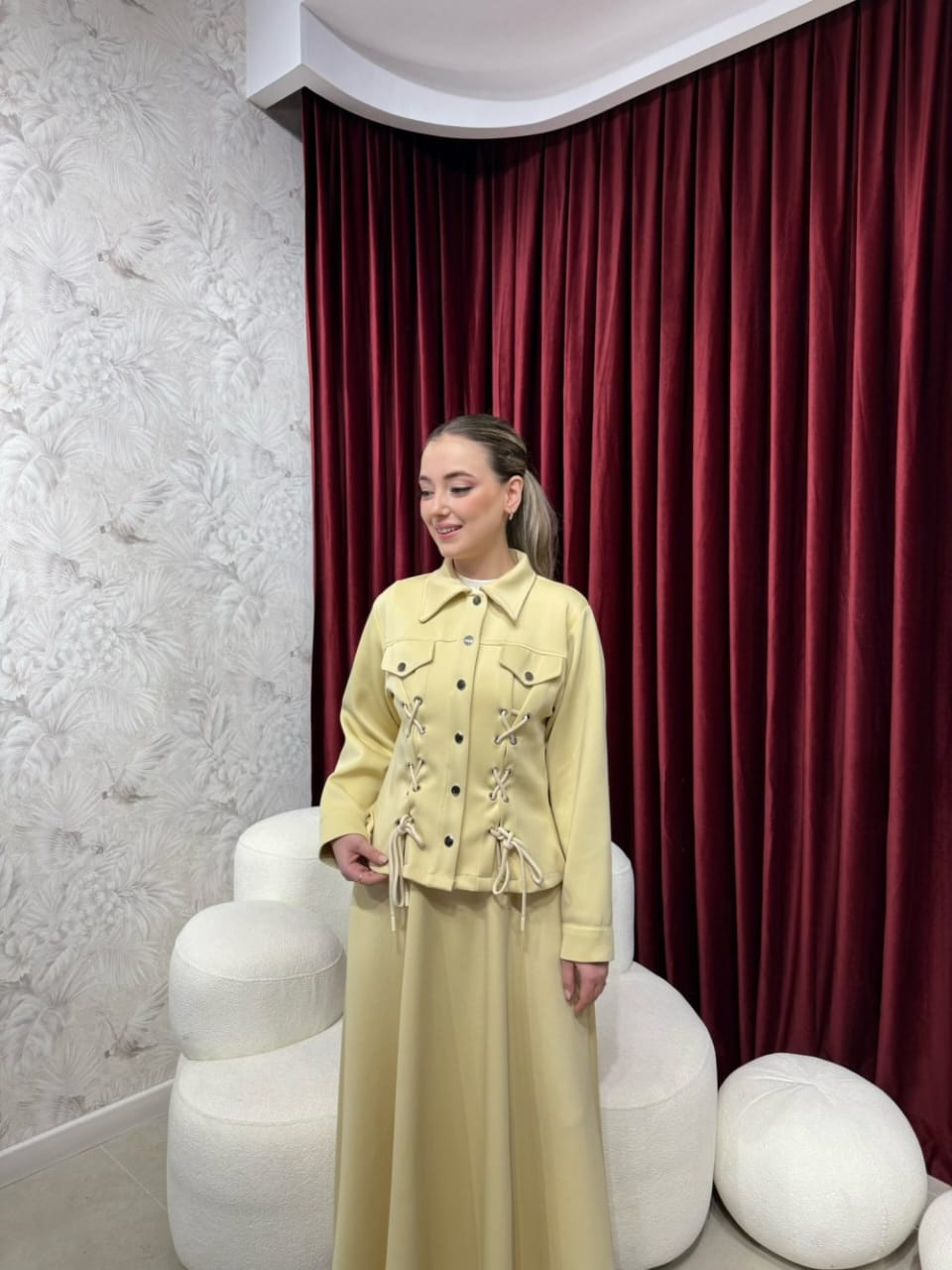 SS-106 Winter Skirt With Jacket